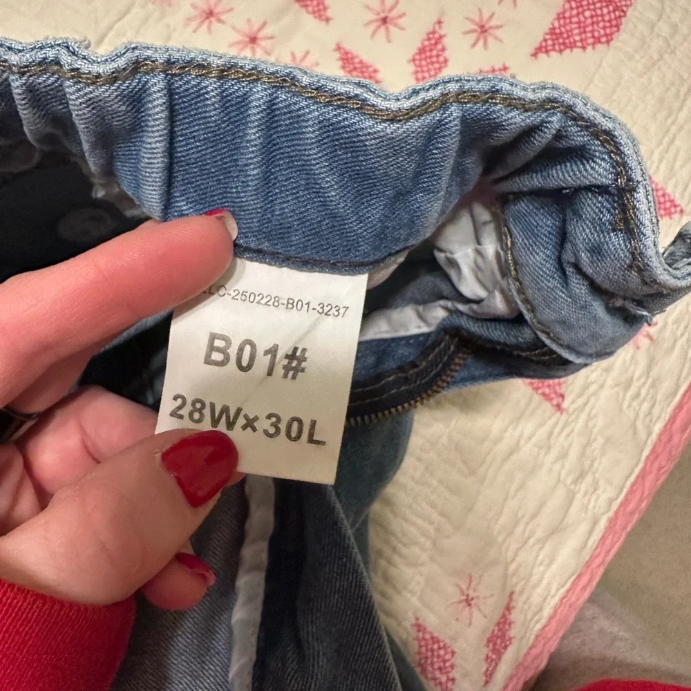 Men's Relaxed Fit Blue Jeans 28X30